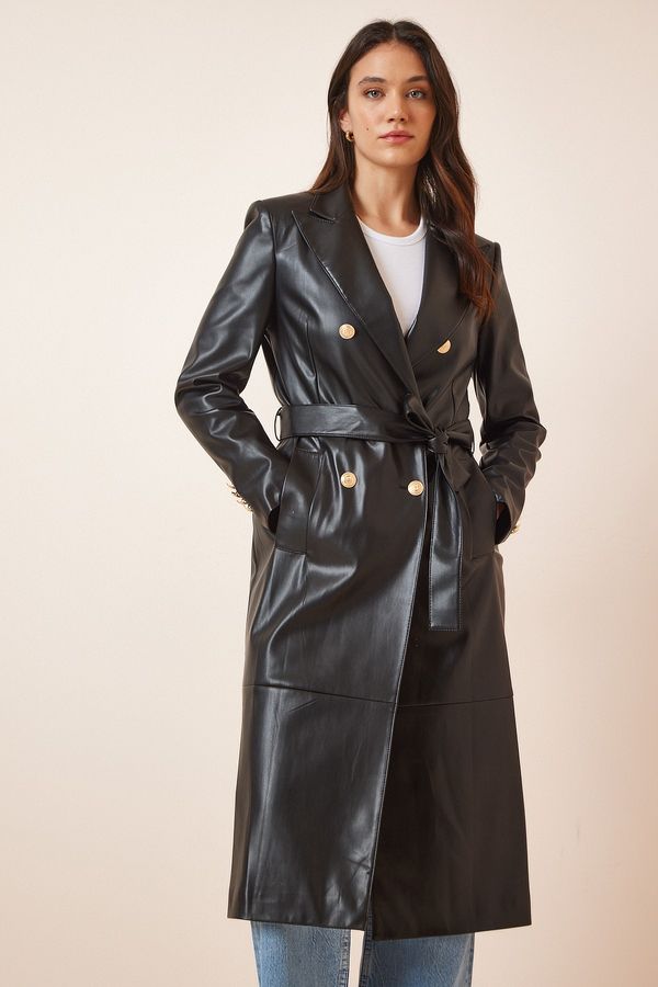 Happiness İstanbul Happiness İstanbul Trench Coat - Black