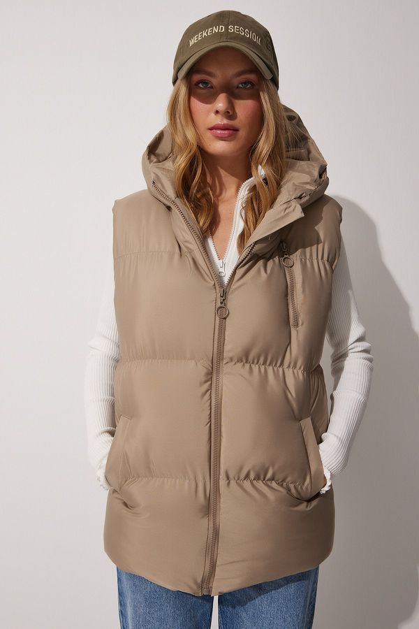 Happiness İstanbul Happiness İstanbul Vest - Gray - Puffer