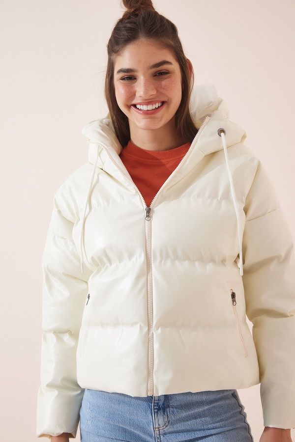 Happiness İstanbul Happiness İstanbul Winter Jacket - Beige - Puffer