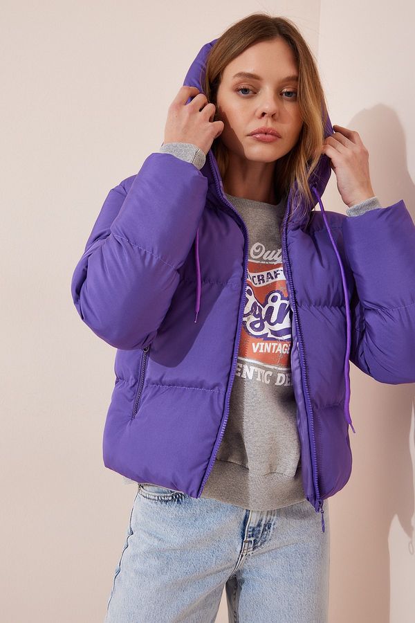 Happiness İstanbul Happiness İstanbul Winter Jacket - Purple - Puffer