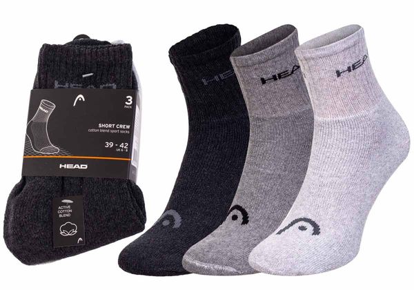 Head Head Unisex's 3Pack Socks 701213457 001