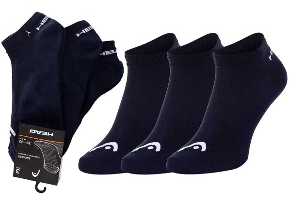 Head Head Unisex's 3Pack Socks 761010001 321 Navy Blue