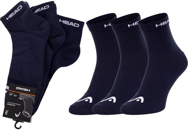 Head Head Unisex's 3Pack Socks 761011001 321 Navy Blue