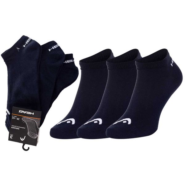 Head Head Unisex's Socks 761010001321 3Pack Navy Blue