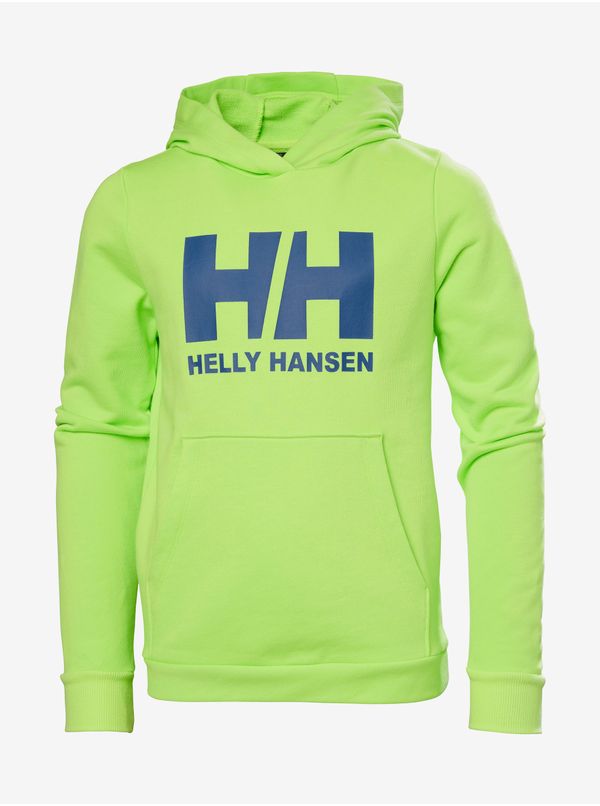 Helly Hansen Light green boys' hoodie HELLY HANSEN Hoodie 2.0 - Boys