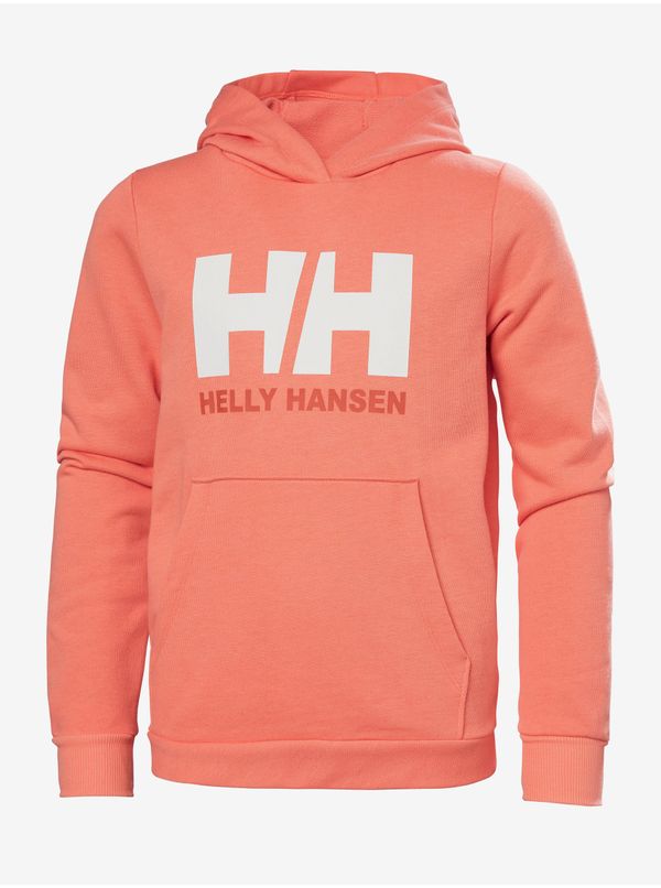 Helly Hansen Orange kids hoodie HELLY HANSEN Hoodie 2.0 - Boys
