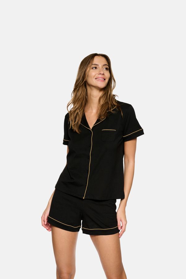 Henderson Ladies Pyjamas Nesca 39596-99X Black