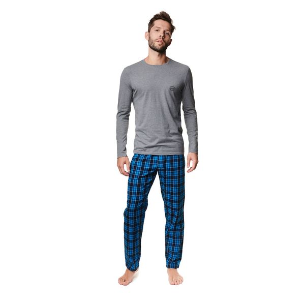 Henderson Mace 39237-90X Pajamas Gray-Blue