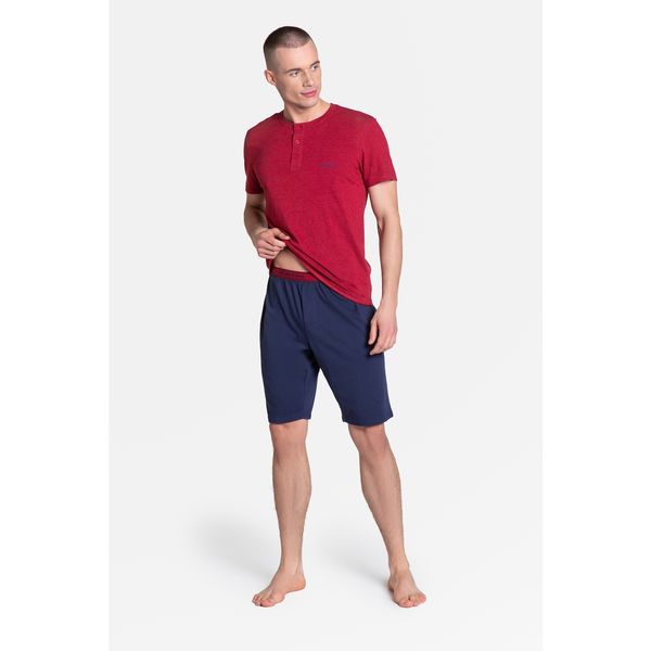 Henderson Pajamas Dune 38879-33X Red and Navy Blue