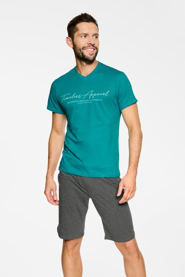 Henderson Pajamas Pulse 39738-66X Turquoise-Graphite Turquoise-Graphite