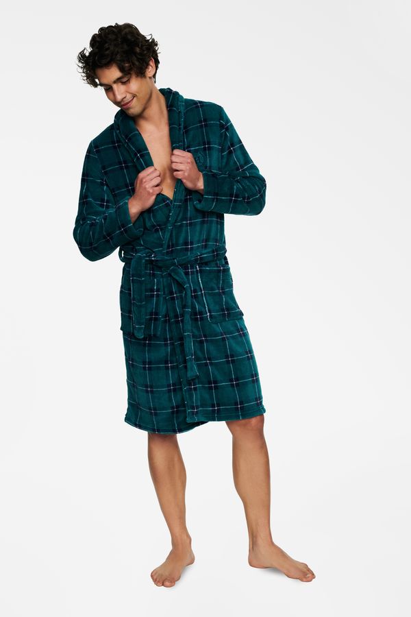 Henderson Trip 40068-77X Bathrobe Green-Navy Green-Navy