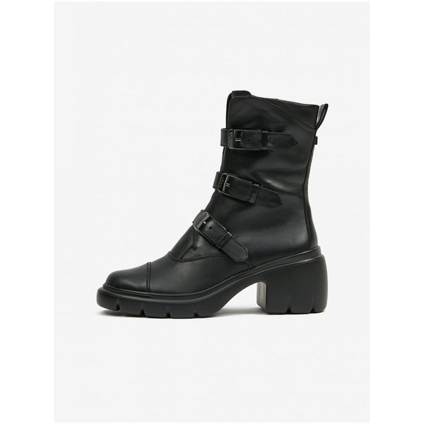 Högl Black Leather Ankle Boots Högl Biker - Women