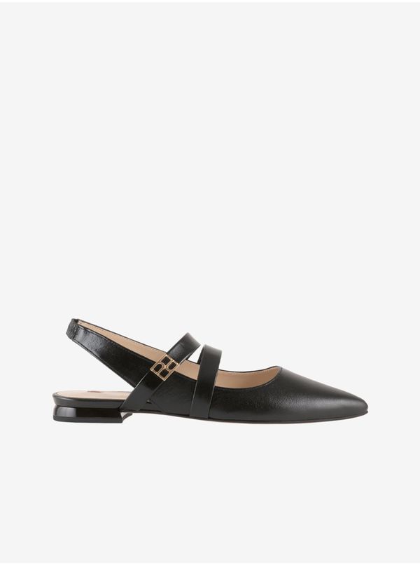 Högl Black Women's Leather Ballerinas Högl Ginger - Ladies