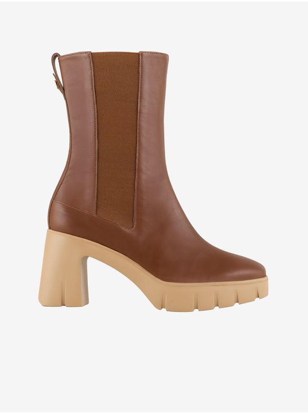 Högl Högl Discovery Brown Leather Heel Boots - Women