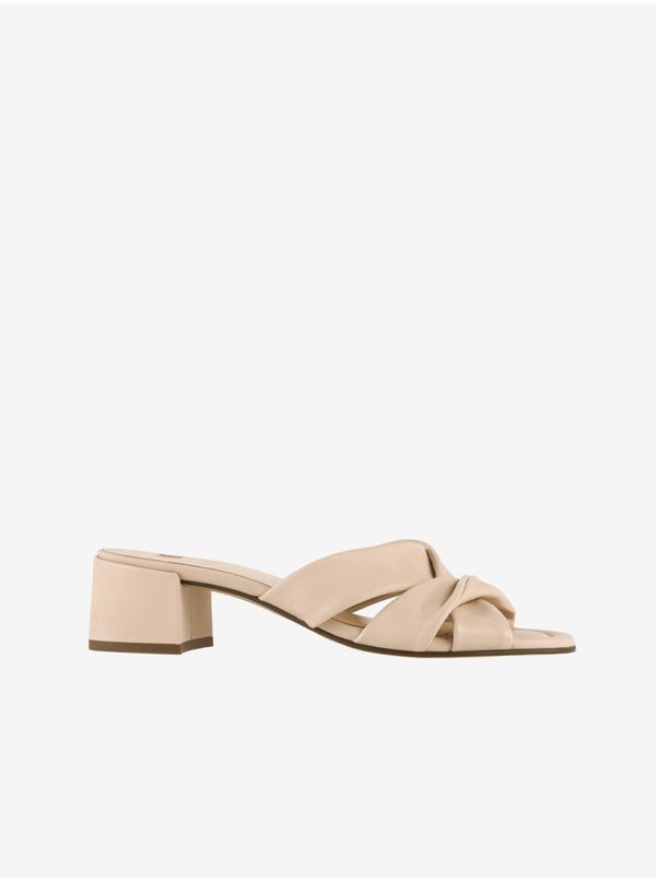 Högl Högl Summer Beige Leather Slippers - Ladies