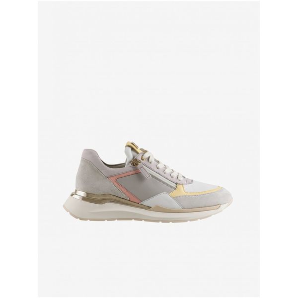 Högl Light Grey Högl Future Women's Leather Sneakers - Womens