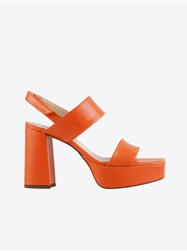 Högl Orange Women's Leather High Heel Sandals Högl Cindy - Women