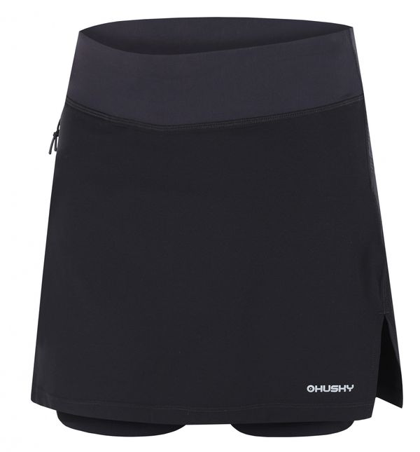 HUSKY Functional skirt with shorts HUSKY Flamy L black
