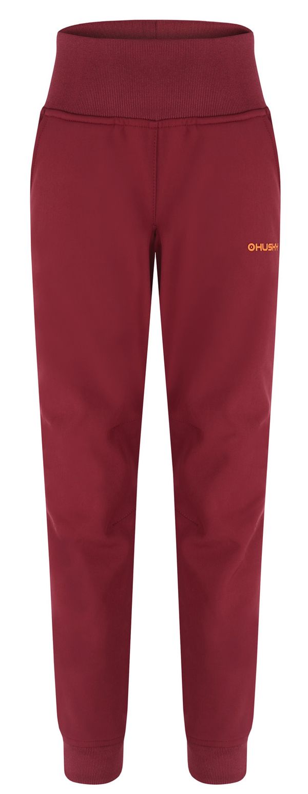 HUSKY Kids softshell pants HUSKY Kanto K bordo