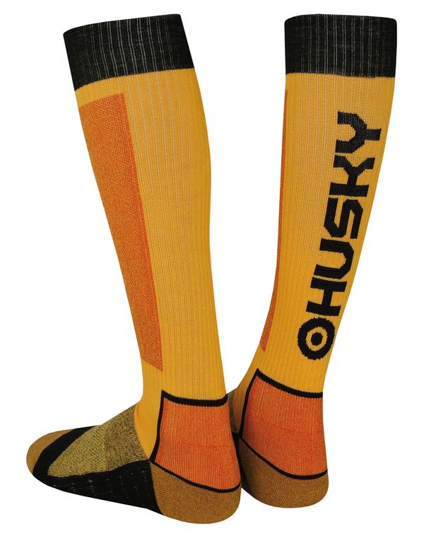 HUSKY Socks HUSKY Snow Wool yellow/black