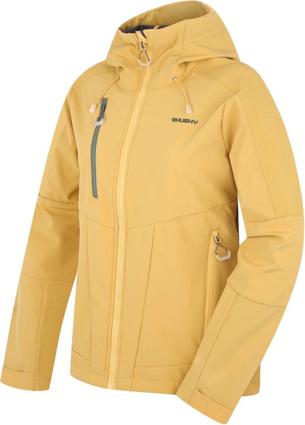 HUSKY Women's softshell jacket HUSKY Sevan L lt. yellow