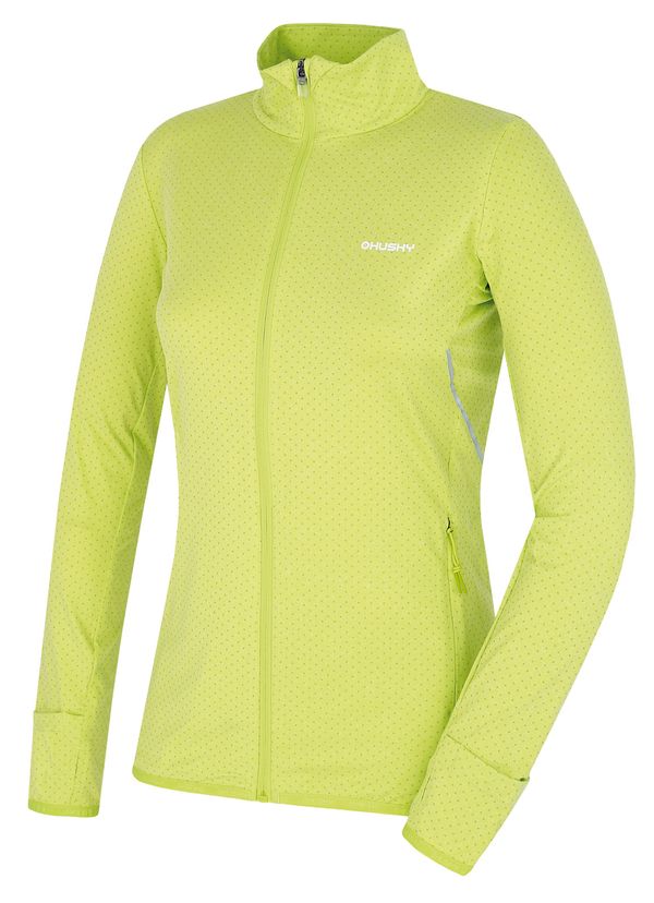 HUSKY Women's zipper sweatshirt HUSKY Astel L bright green