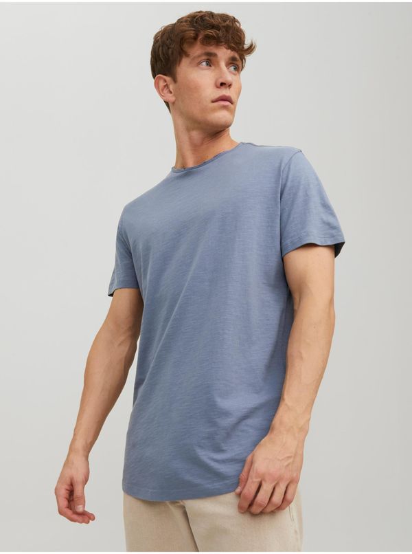 Jack & Jones Blue Mens Lined T-Shirt Jack & Jones Basher - Men