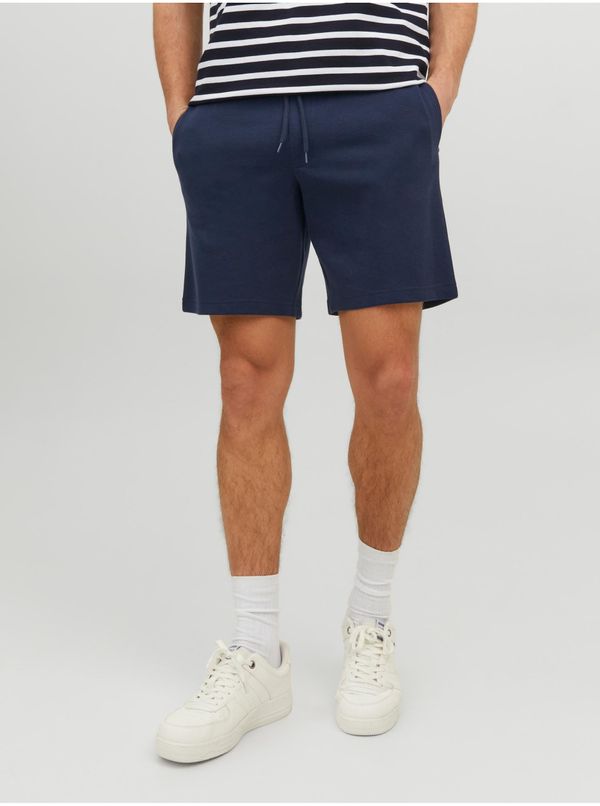 Jack & Jones Dark blue Mens Tracksuit Basic Shorts Jack & Jones New Basic - Men