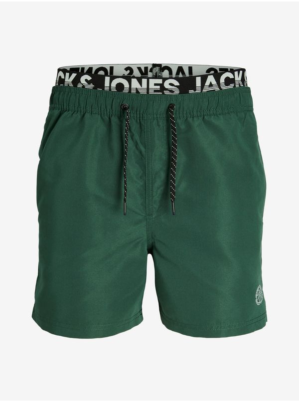 Jack & Jones Dark Green Mens Swimwear Jack & Jones Fiji - Men