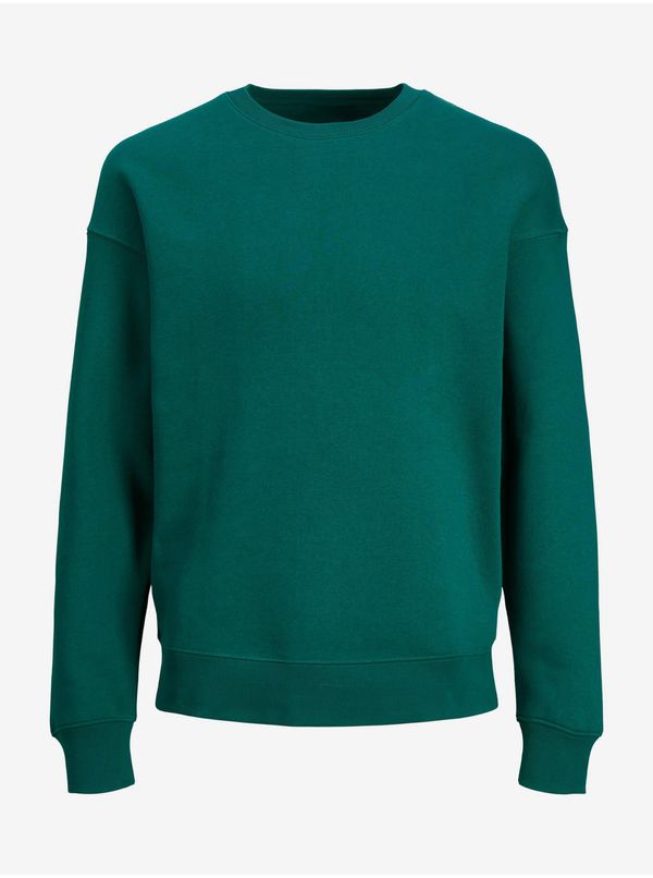 Jack & Jones Green Mens Basic Sweatshirt Jack & Jones Star - Men