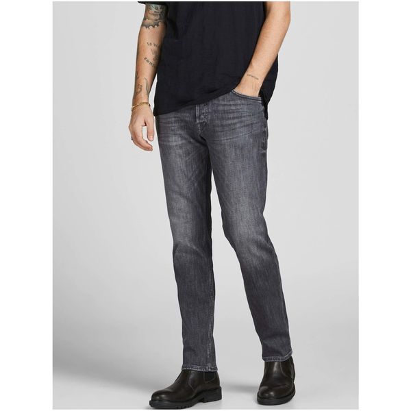 Jack & Jones Grey Slim Fit Jeans Jack & Jones Tim - Men