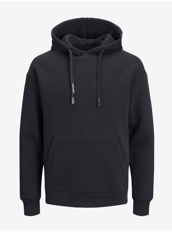 Jack & Jones Jack & Jones Eking Black Hoodie - Mens