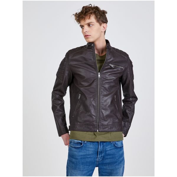 Jack & Jones Jack & Jones Rocky Leatherette Jacket - Men