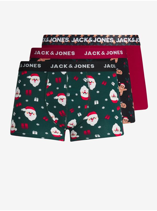 Jack & Jones Set of three Christmas boxers Jack & Jones Dash - Men's