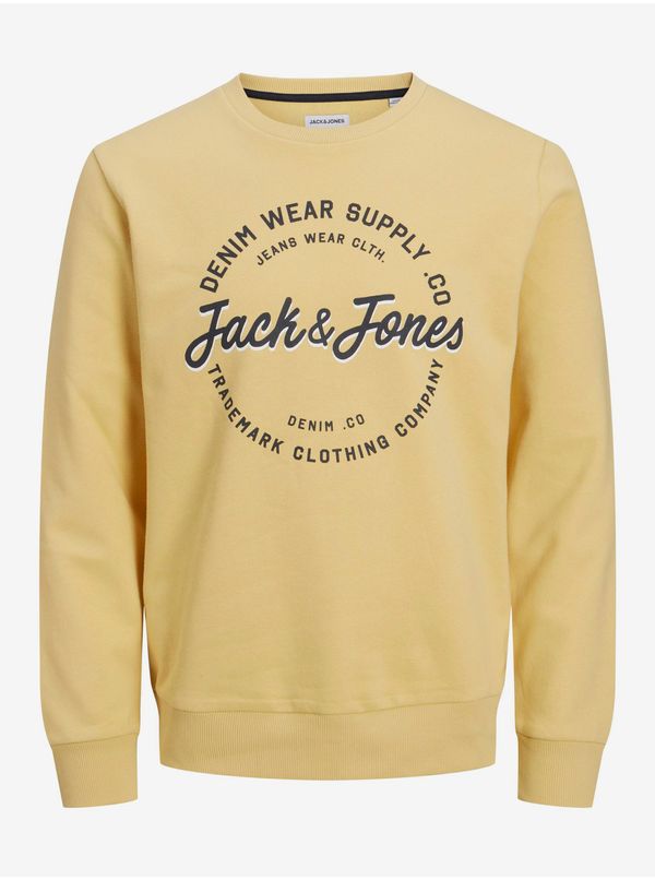 Jack & Jones Yellow Mens Sweatshirt Jack & Jones Andy - Men