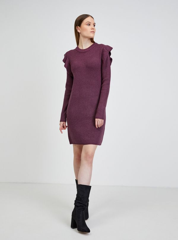 JDY Burgundy Sweater Dress JDY Willa - Women
