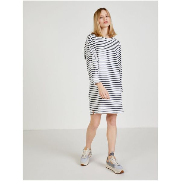 JDY Cream Striped Dress JDY Maggie - Women