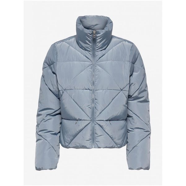 JDY Grey-blue quilted jacket JDY Levi - Women