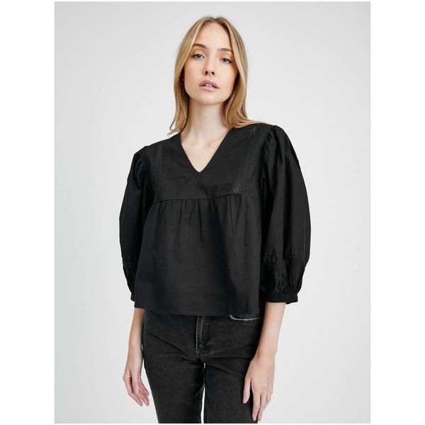 JDY Jacqueline de Yong Vita Black Blouse