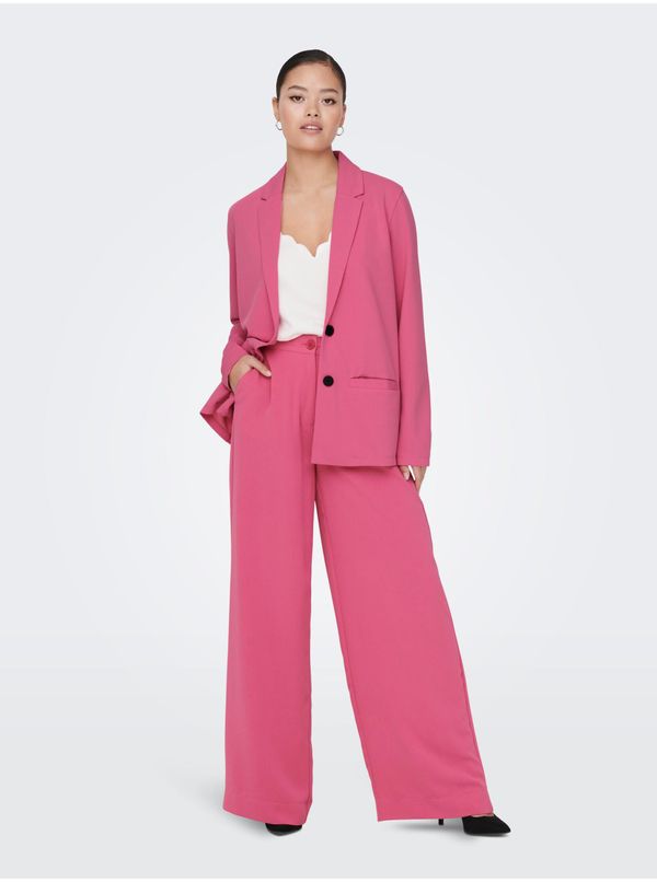 JDY Pink Women's Wide Pants JDY Vincent - Ladies