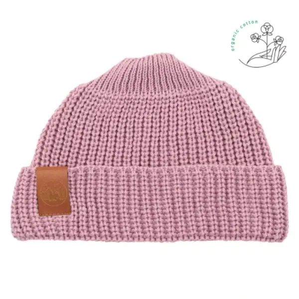 Kabak Kabak Unisex's Hat Short Thick Knitted Organic Cotton