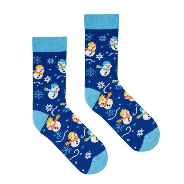 Kabak Kabak Unisex's Socks Snowmen