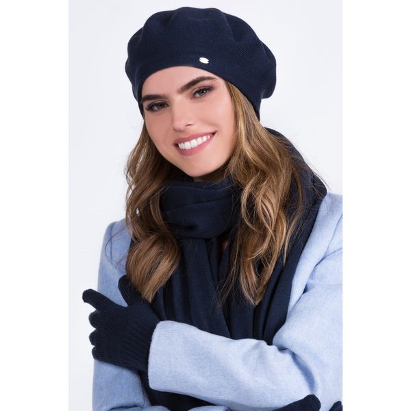 Kamea Kamea Woman's Beret K.20.045.12 Navy Blue