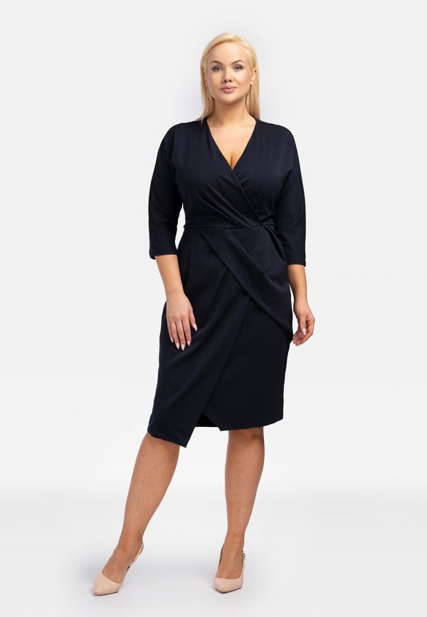 Karko Karko Woman's Dress SB795 Navy Blue