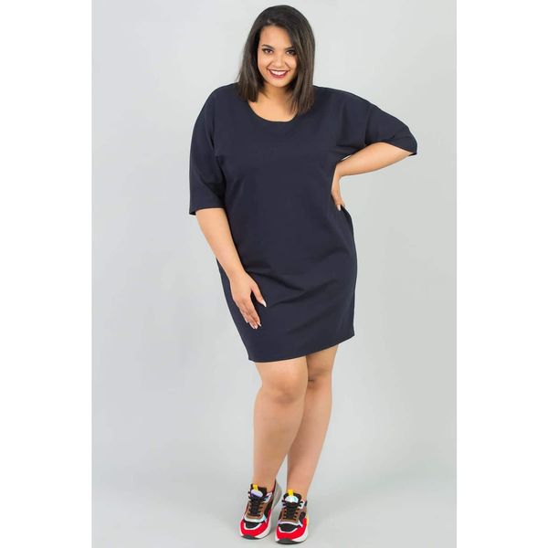 Karko Karko Woman's Dress U932 Navy Blue