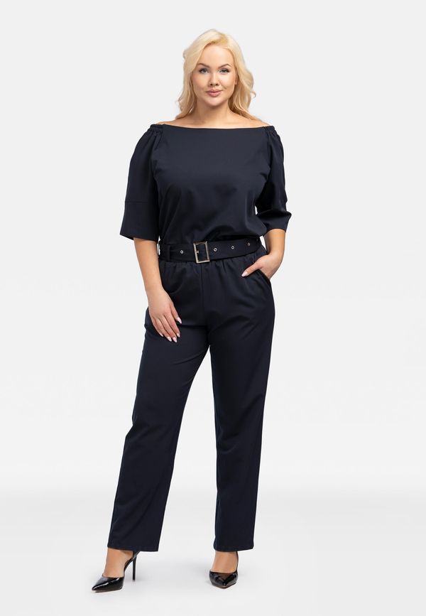 Karko Karko Woman's Jumpsuit Q272 Navy Blue