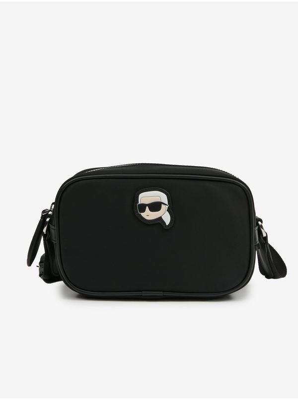 Karl Lagerfeld Black Womens Crossbody Handbag KARL LAGERFELD Ikonik 2.0 Camera Bag - Women