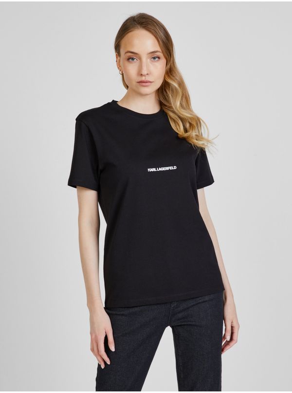 Karl Lagerfeld Black Women's T-Shirt KARL LAGERFELD - Women