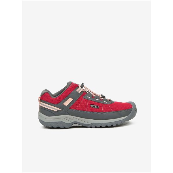 Keen Grey-Red Women's Outdoor Shoes Keen Targhee Sport - Women