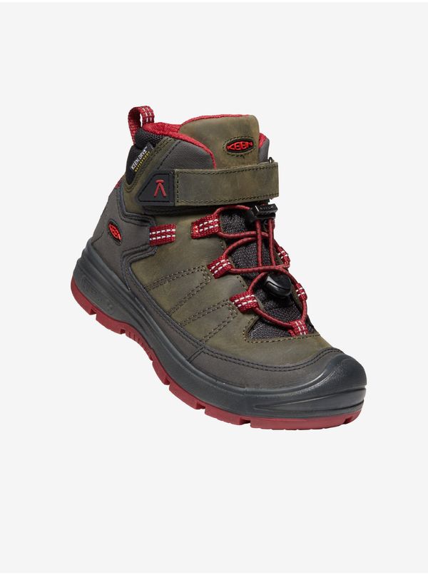 Keen Khaki Girly Outdoor Leather Ankle Boots Keen Redwood Mid - Girls
